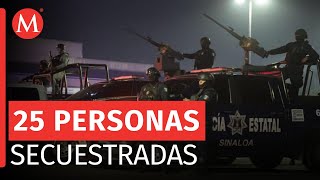 Se registran secuestros, incluyendo 10 menores de edad en Culiacán