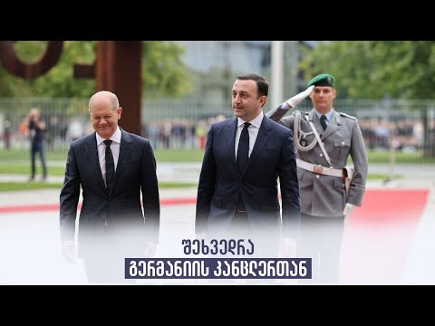 შეხვედრა გერმანიის კანცლერთან
