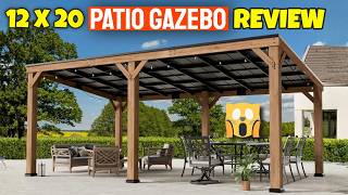 ELEVATE OUTDOORS 12x20 Cedar Wood Patio Gazebo Review — Is It Worth It? (Maple Premium Gazebo)