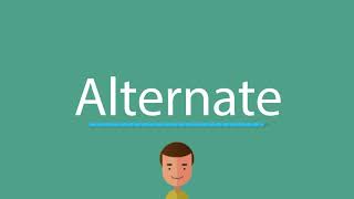 Alternate pronunciation