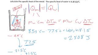 Specific Heat: Reaching Equilibrium
