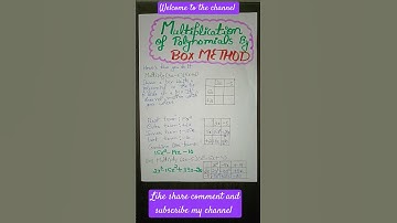 Multiplication of polynomials#❤️🔥#shorts#box method#mathematics#HP TET