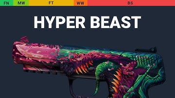 Five-SeveN Hyper Beast - Skin Float And Wear Preview