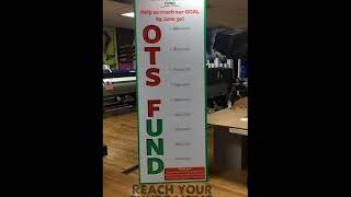 Fundraising Thermometers at Central Graphics!