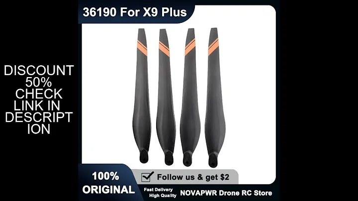 Hobbywing X9 Plus MAX 36190 Carbon-Fiber Propellers Agricultural Drone Blades Accessories
