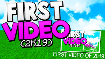 FIRST VIDEO OF 2019! 🤩