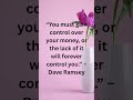 Control Your Money or It Controls You 💸 #moneyhacks #daveramsey #moneywise