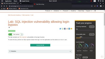 SQL injection vulnerability allowing login bypass (Video Solution) | 2020-2021 -2021