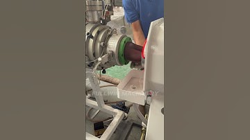 HDPE water pipe production line machines drain pipe extruder #machine #pipeline #plasticpipe