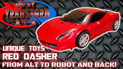 JUST TRANSFORM IT!: Unique Toys Red Dasher (DotM Dino)