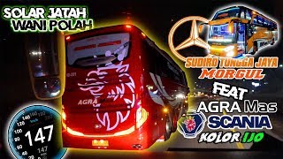 DUET MESRA STJ MORGUL feat AGRAMAS HD 001 SCANIA di Tol Trans Jawa Bikin Dengkul Lemes