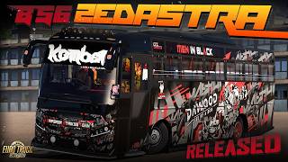 PRAKASH BS6 ZEDASTRA MOD RELEASED FOR  ETS2  GAME ..#kombanholidays #ets2gameplay #bussimulator