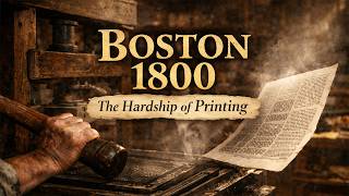 Boston 1800 Documentary | The Hardship of Printing