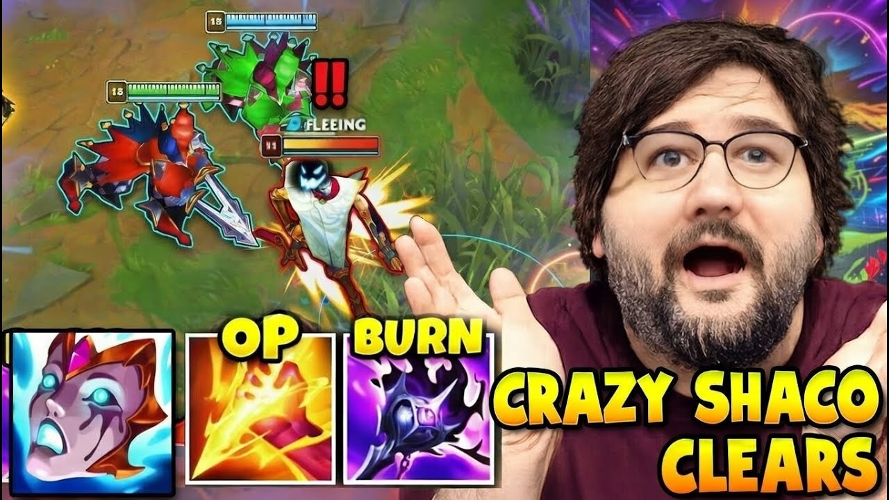 Pink Ward's NEW Crazy Jungle SHACO CLEARS for Season 17 (NO MORE TOP SHACO)