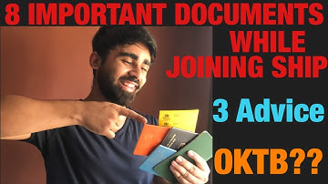 Basic Documents required to carry before joining first time on Ship