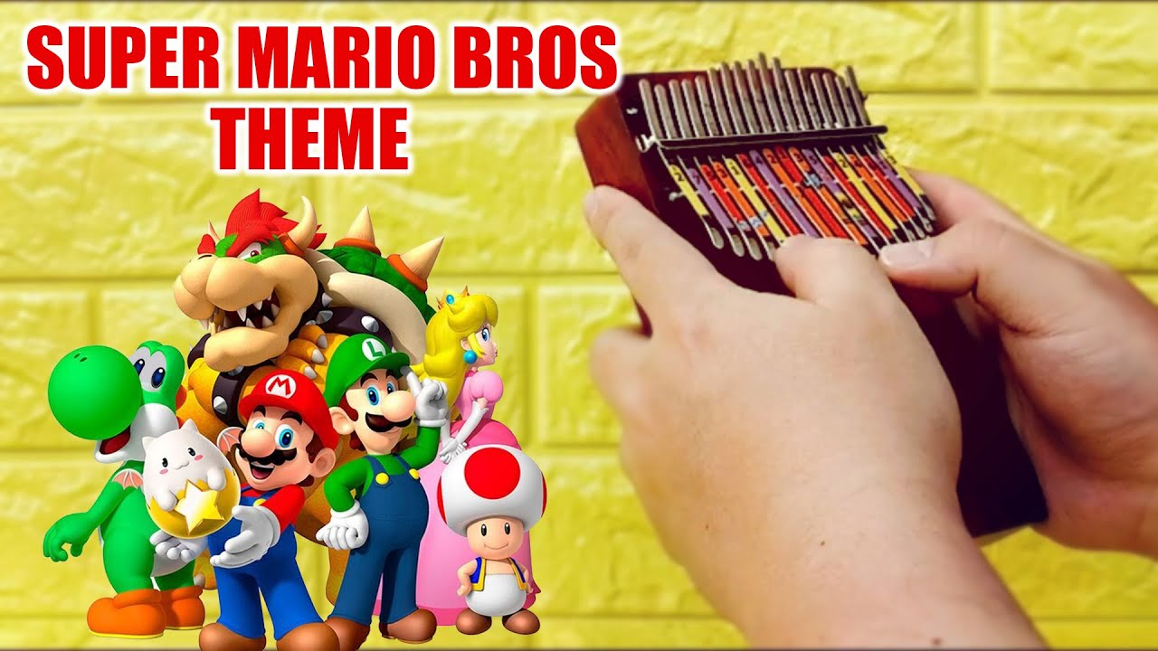 SUPER MARIO BROS THEME •Kalimba Easy Tutorial• YouTube