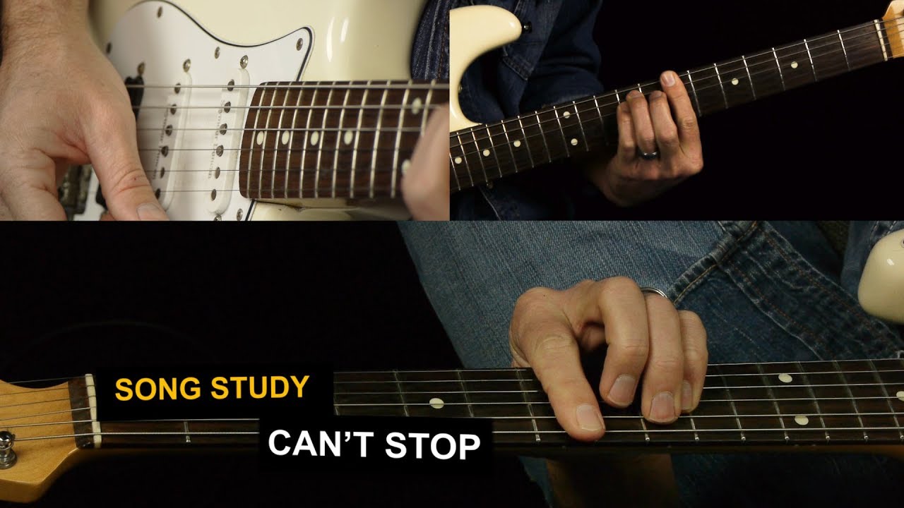Cant Stop Guitar Lesson Red Hot Chili Peppers YouTube