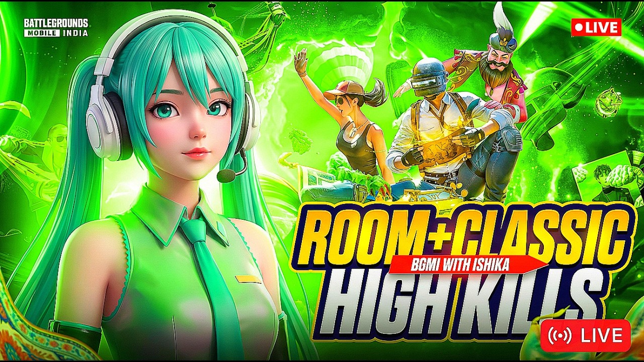 Back to Back Customs & Rush Gameplay! 🚗💨 | BGMI Live with Ishika Playz