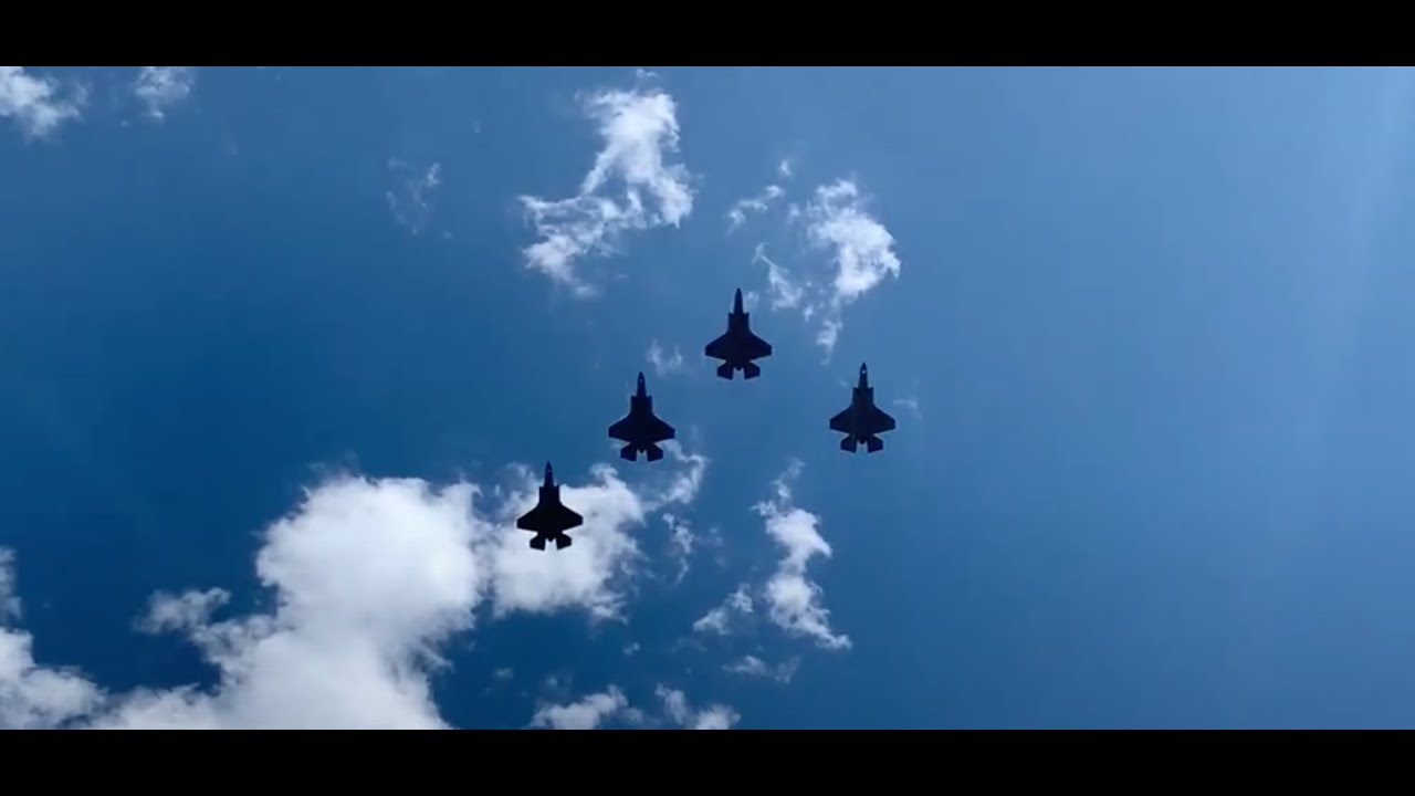 UTAH STRONG Flyover - F35A Lightning II Demonstration Team & 388th Fighter Wing - April 30, 2020