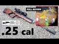 NORICA .25 Omnia ZRS Review (ZERO RECOIL) Break Barrel Air Rifle with Wood  Stock
