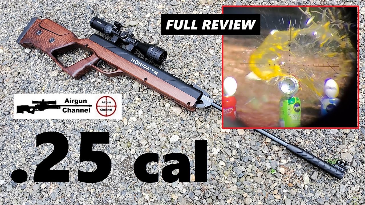 NORICA .25 Omnia ZRS Review (ZERO RECOIL) Break Barrel Air Rifle