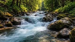 River Stream for Peaceful Nights and Meditation 588