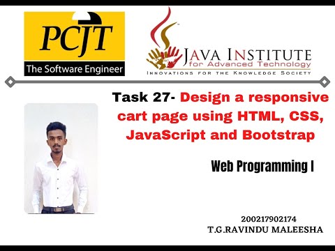 Web project Task 27 | 1st year | Semester 01 | Java Institute | eShop Application