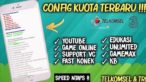 TERBARU ! CONFIG HTTP INJECTOR UNLOCK SSH | TELKOMSEL THREE