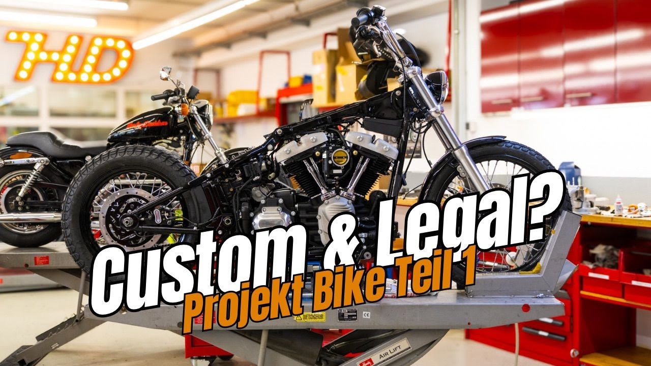 Harley Davidson Moderne Basis und Oldschool Optik | Softail Projekt Teil 1/?