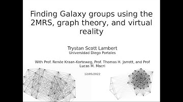 Finding Galaxy groups using the 2MRS, graph theory, and virtual reality by Trystan Lambert