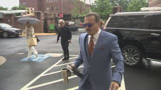 Johnny Depp Trial: Johnny Depp arrives to court Tuesday, May 24