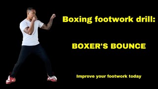 Boxing footwork fundamental: How to bounce like a boxer (bounce like Ali, Pacquiao, Leonard) 🥊