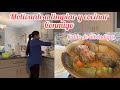 Motivante a limpiar y cocinar conmigo 💯✅caldo de albóndigas 😋