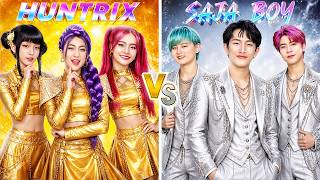 Gold Huntrix Girls Vs Silver Saja Boys At Dance Contest! Who Will Win ?