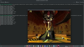 SoftGPU Windows 98 QEMU Half Life Performance Test