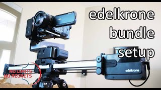 EDELKRONE SETUP - Edelkrone Tilt Kit V2, Sliderplus V5, HeadOne Edelkrone BUNDLE