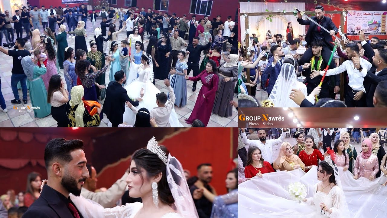 #زفاف شفان ❤️ سيدرا تصوير كروب نورس روج افا مزكين ملالي ابو نورس فنان باسل جان رقص شيخاني #اعراس