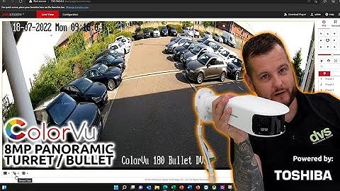 Hikvision ColorVu / LiveGuard 8MP Panoramic Cameras