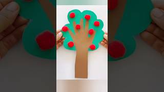 🍎 How to Make an Apple Tree Handprint Craft | Fall Craft for Kids