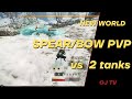 New world vs 2 tanks | 1v2 | outnumbered pvp | spear/bow pvp