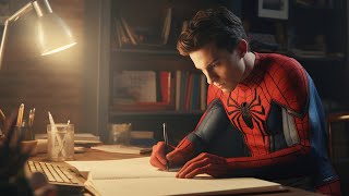 Work & Study with SpiderMan  Deep Ambient Music for High Levels of Productivity and Flow State