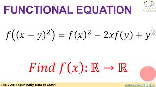 Solving A Functional Equation