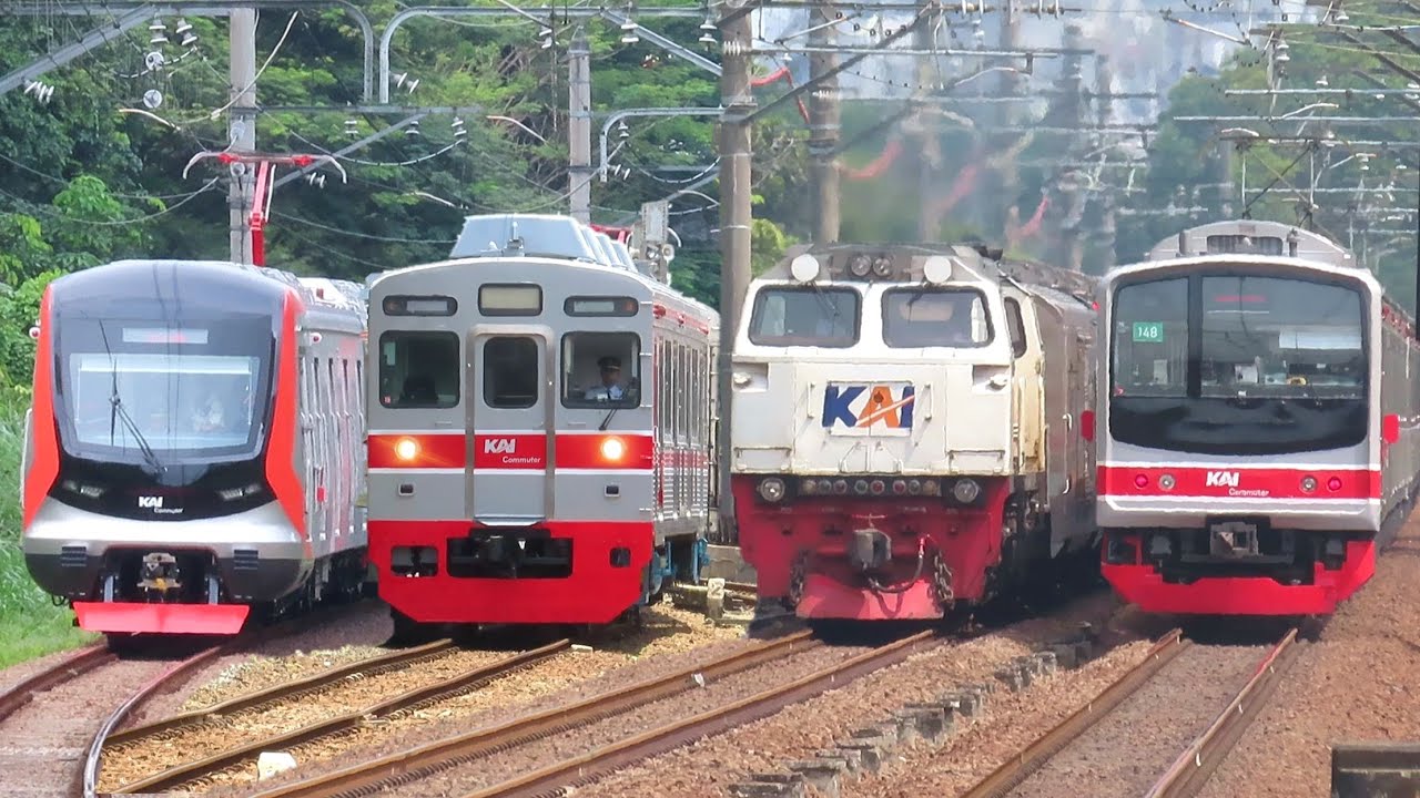 RAMAINYA KERETA API DI STASIUN EDISI AWAL BULAN RAMADHAN 1446, Spesial KRL China & Tokyu 8500 Series