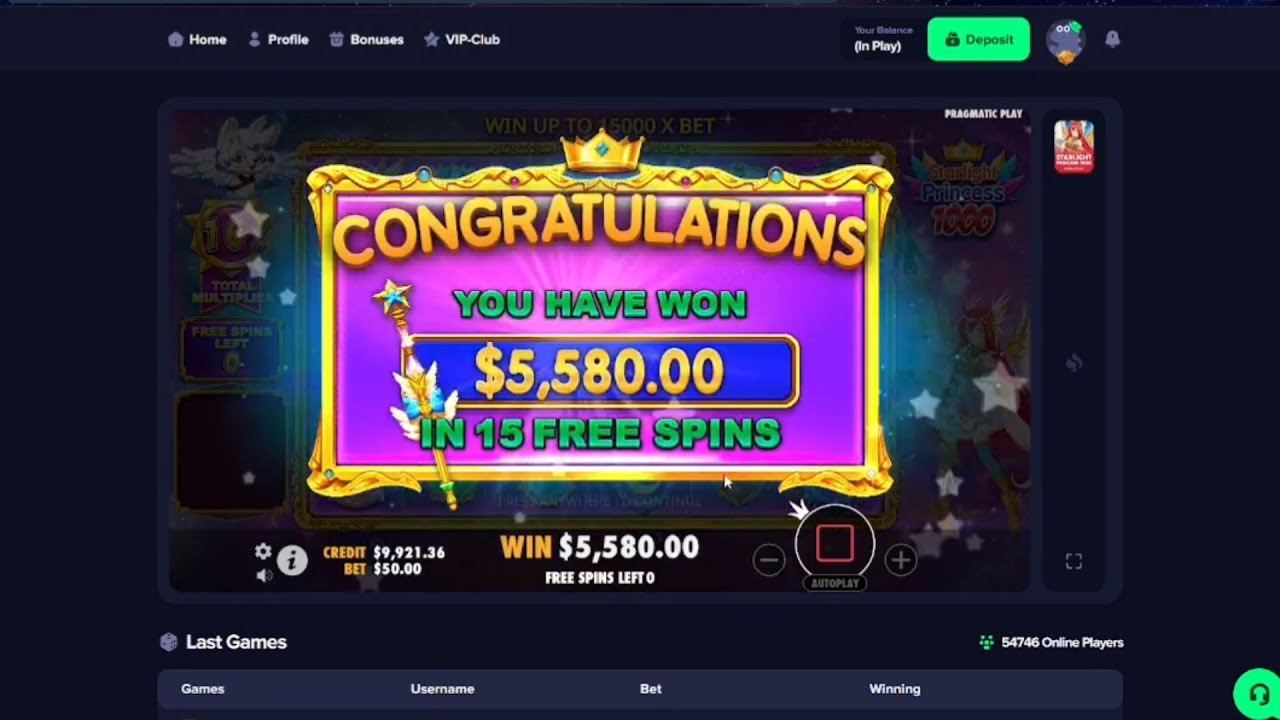 $50 WIN TURNS INTO A JACKPOT?! $ Starlight Princess 1000 BONUS