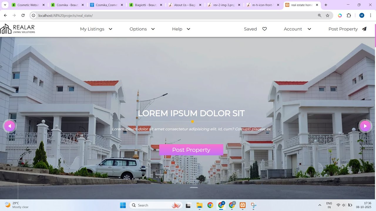 Real Estate Website Template Using PHP MySQL |Full Project with Admin ...