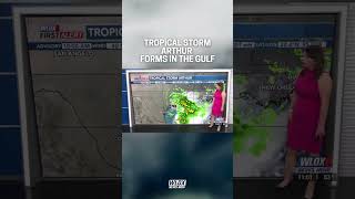 Tropical Storm Arthur forms in the Gulf
