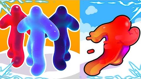 Blob Runner 3D All level Gameplay ( Android, iOS )- New updated