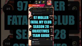 97 Moller Fatal My Club Season 28 Objectives Team Guide #madfut