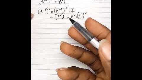 Proof that (A^-1)^t = (A^t)^-1