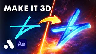 Make Any Shape 3D in After Effects (Easy + Cinematic)